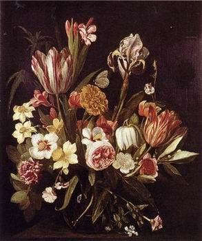 unknow artist Floral, beautiful classical still life of flowers 017 oil painting image
